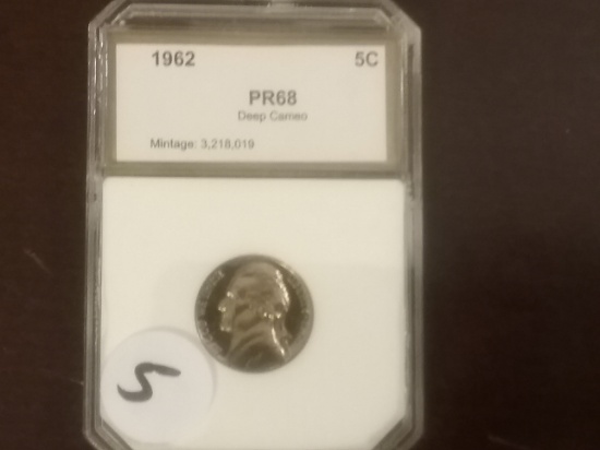 PCI 1962 PR 68 DCAM Nickel