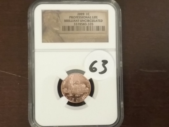 NGC 2009 one Cent BU