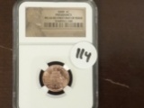NGC 2009 MS-66 RED Cent First Day Issue
