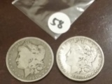 1901-O and 1880-S Morgan Dollars