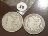 1883 and 1888-O Morgan Dollars