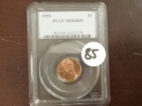 PCGS 1955 MS-66 RED Wheat Cent