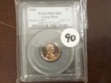 PCGS 1960 PR 67 RED Large Date Cent