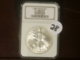 NGC 2001 $1 American Silver Eagle MS-69