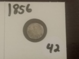 1856 Silver 3-Cent Trime