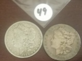 1884-O and 1883-O Morgan Dollar