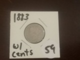 1883 with cent 