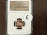 NGC 2009 MS-66 RD Cent First Day Issue