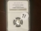 NGC 2007-S Silver 10 Cent PF 70 UC