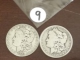 1881 and 1889-O Morgan Dollar