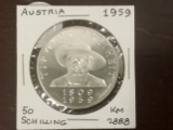 Austria 1959 50 Schilling Proof