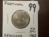 Portugal 1965 5 Escudos (uncirculated)