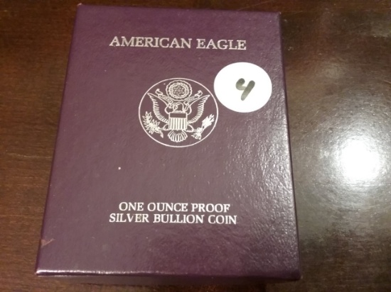 1986-S Proof American Silver Eagle Key Date