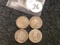 Four Semi-key Indian cents….1859, 1860, 1861, and 1862
