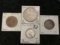 Ireland 1965 penny, Great Britain 1977 25 new pence, Panama 1966 1/4 Balboa, Hong Kong 1925 cent