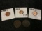 1944, 1944-S GEM RED BU Wheats, 1826 and 1835 Large Cents