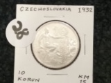 Czechoslovakia 1932 10 korun