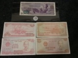 Two Vietnam 200, two Vietnam 500, one Mexico 100 Pesos