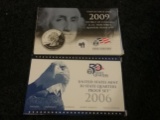 2006 and 2009 Proof State Quarter Sets
