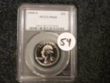 PCGS 1969-S 25 cent PR 68