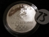 2002 $1 Silver Commemorative Salt Lake City
