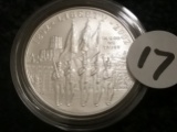 2002 $1 Silver Commemorative  (West Point)