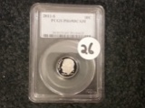 PCGS 2001-S 10 cent PR 69 DCAM