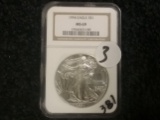 NGC 1994 $1 American Silver Eagle MS-69