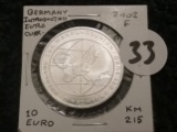 Germany 2002F 10 euro Proof/prooflike