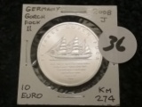Germany 2008J 10 euro proof/prooflike