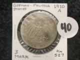German States-Prussia 1910A 3 mark