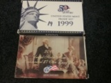 1999 Proof set and a 2010 $1 Presidential Proof Set