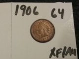 1906 Indian Cent RED XF-AU Condition