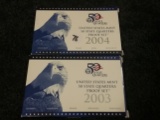 2003 and 2003 PF DCAM State Quarters sets