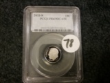 PCGS 2011-s 10 cent PR 69 DCAM