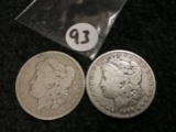 1900 and 1889-O Morgan Dollars