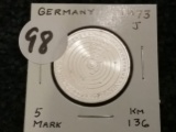 Germany 1973 J 5 mark