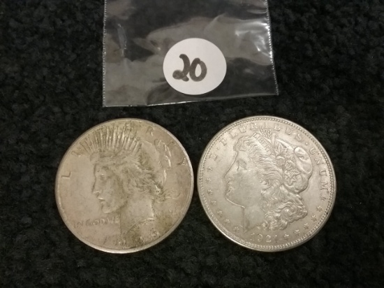 1926-S and 1921 Silver Dollars