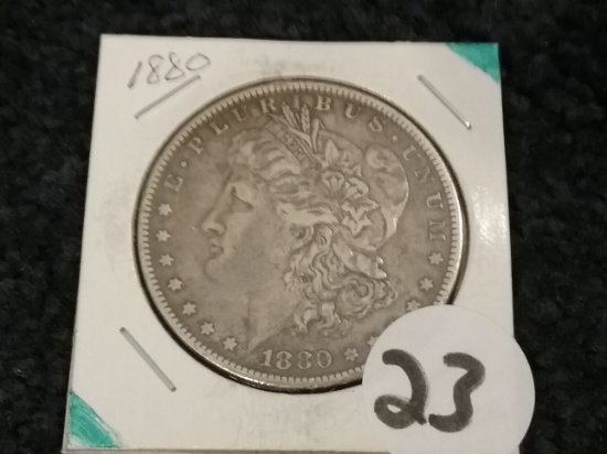 1880 Morgan Dollar in Very Fine Condition