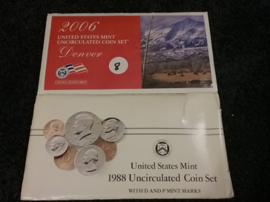 2006 and 1988 Mint Sets