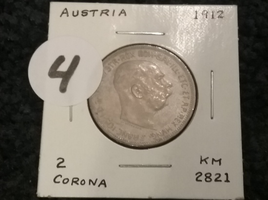 Austria 1912 2 corona UNC