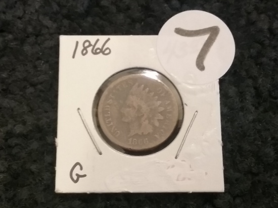 1866 Indian Cent Key Date