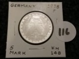 Germany 1978 F 5 mark Proof