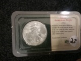 2002 Uncirculated American Silver Eagle