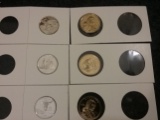 Six Proof Deep Cameo Coins