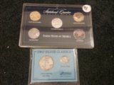 Two silver classics collections and a complete 2003 Statehood Quarter Collection