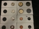 Eight coins….Two 1964-D GEM BU Quarters, two 2008-S SILVER proof Deep cameo quarters