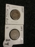 1859 and 1860 Indian Cents