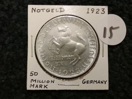 Germany 1923 NOTGELD 50 million Mark