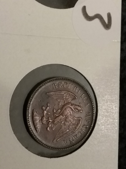 Mexico 1888 un centavo Uncirculated (maybe MS-64?)